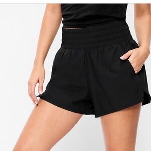 Old Navy extra high-waisted crinkle run shorts